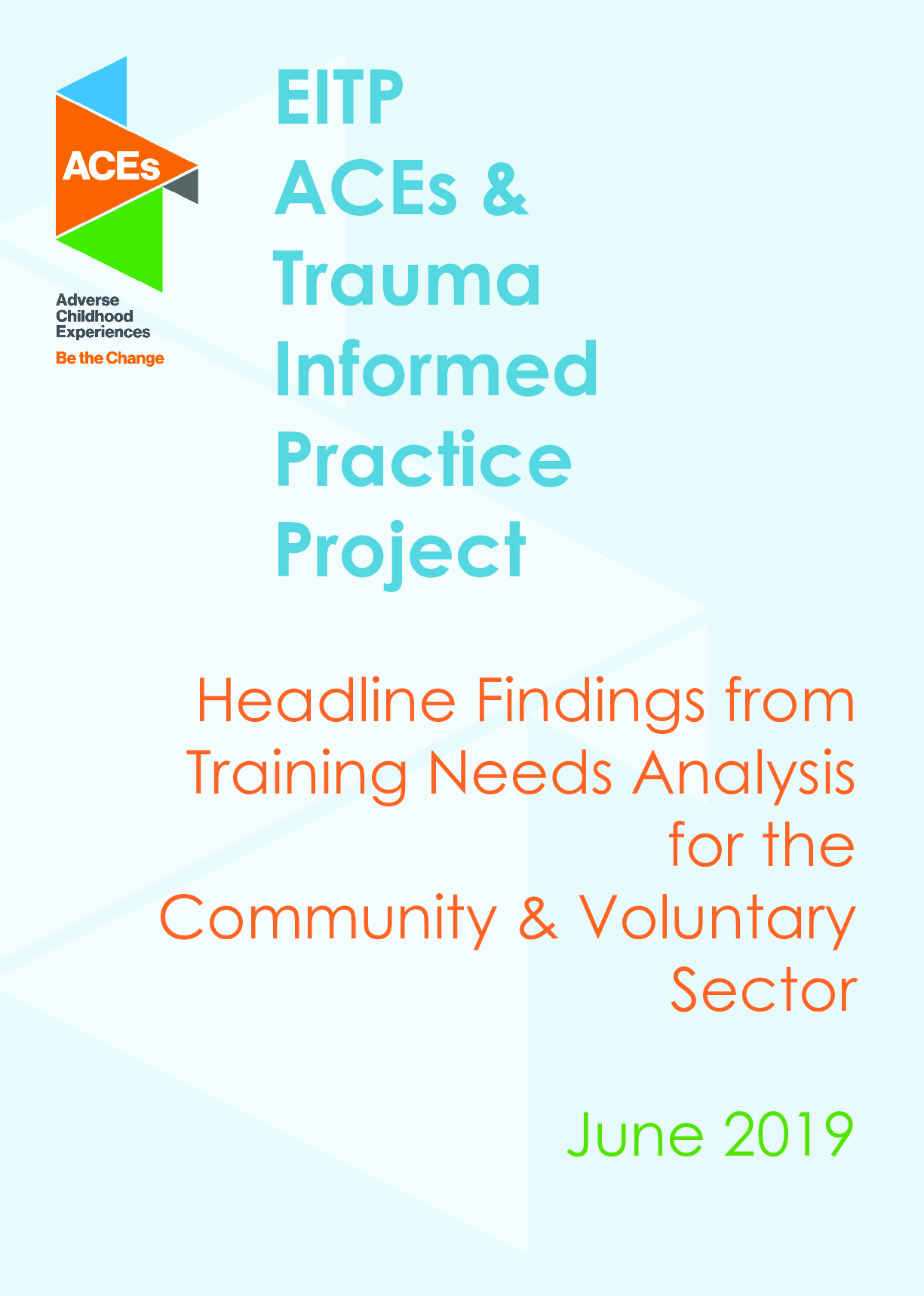 Community and Voluntary Sector Stakeholder Engagement Report (2019)
